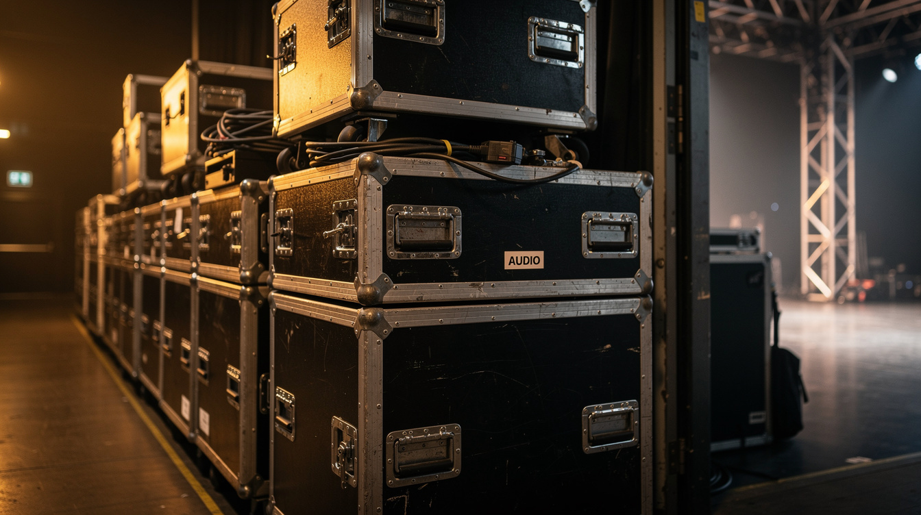 Event production van and equipment cases